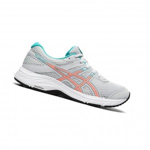 Dámské Běžecké Boty Asics GEL-CONTEND 6 Bílé | 7045-BJRXK