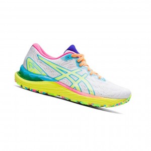 Dámské Běžecké Boty Asics GEL-CUMULUS 23 Bílé | 3516-WVKLD