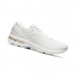 Dámské Běžecké Boty Asics GEL-KAYANO 27 Bílé | 3180-QXYKS