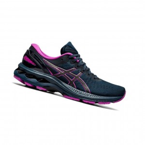 Dámské Běžecké Boty Asics GEL-KAYANO 27 LITE-SHOW Tmavě Blankyt | 9084-OZTEW