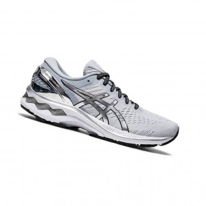 Dámské Běžecké Boty Asics GEL-KAYANO 27 PLATINUM Šedé | 9548-QZYDB