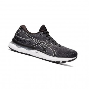 Dámské Běžecké Boty Asics GEL-NIMBUS 24 (D) Černé Bílé | 8697-SMAJF