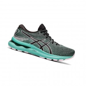 Dámské Běžecké Boty Asics GEL-NIMBUS 24 Černé Růžové | 7056-DKRSZ