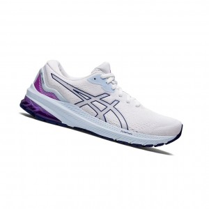 Dámské Běžecké Boty Asics GT-1000 11 Bílé Blankyt | 6351-RMBTA