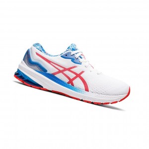 Dámské Běžecké Boty Asics GT-1000 11 STANDARD RET Bílé Červené | 1097-PMSFA