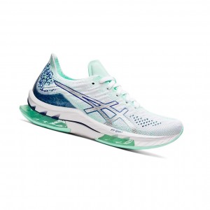 Dámské Běžecké Boty Asics KINSEI BLAST Bílé Stříbrné | 3957-LBJGI