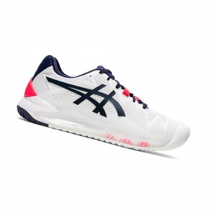 Dámské Tenisové Boty Asics GEL-Resolution 8 Bílé | 5876-FPJRL