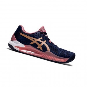 Dámské Tenisové Boty Asics GEL-Resolution 8 Růžové Zlaté | 9504-YLXNP