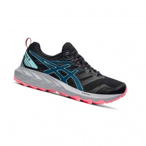 Dámské Trailové Běžecké Boty Asics GEL-SONOMA 6 Černé | 8614-XGFCU