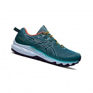 Dámské Trailové Běžecké Boty Asics GEL-Trabuco 10 Misty Pine / Soft Sky | 6385-LQGNA