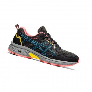 Dámské Trailové Běžecké Boty Asics GEL-VENTURE 8 Černé | 3761-VMZTH