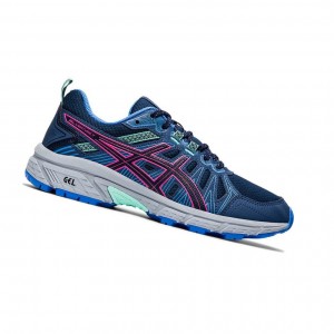 Dámské Trailové Běžecké Boty Asics GEL-VENTURE 7 Trailové Tmavě Blankyt | 4629-HTKYU