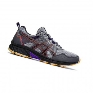 Dámské Trailové Běžecké Boty Asics GEL-VENTURE 8 Široké Šedé | 0382-EYDUW