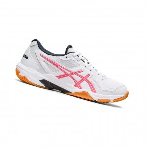 Dámské Volejbalové Boty Asics GEL-ROCKET 10 Bílé Růžové | 3027-RSQKN