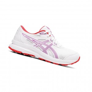 Dětské Běžecké Boty Asics CONTEND 8 GS Bílé | 7834-VTGWY