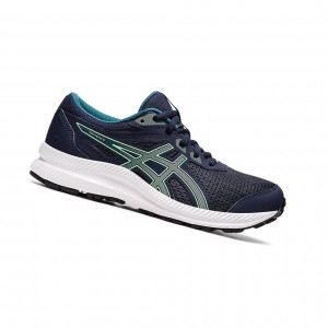 Dětské Běžecké Boty Asics CONTEND 8 GS Midnight / New Leaf | 5207-CKYNF