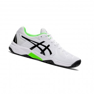 Dětské Tenisové Boty Asics GEL-RESOLUTION 8 Clay GS Bílé | 9108-LEVBK