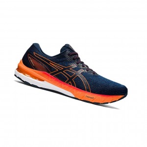 Pánské Běžecké Boty Asics GT-2000 10 (2E) Blankyt Oranžové | 6240-SIAZN