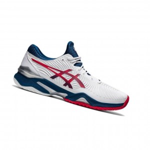 Pánské Tenisové Boty Asics COURT FF Bílé | 3489-MUYGZ