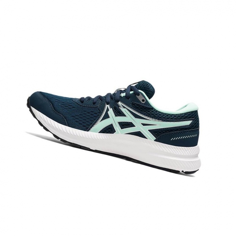 Dámské Běžecké Boty Asics GEL-CONTEND 7 Tmavě Blankyt | 5079-TCHYL