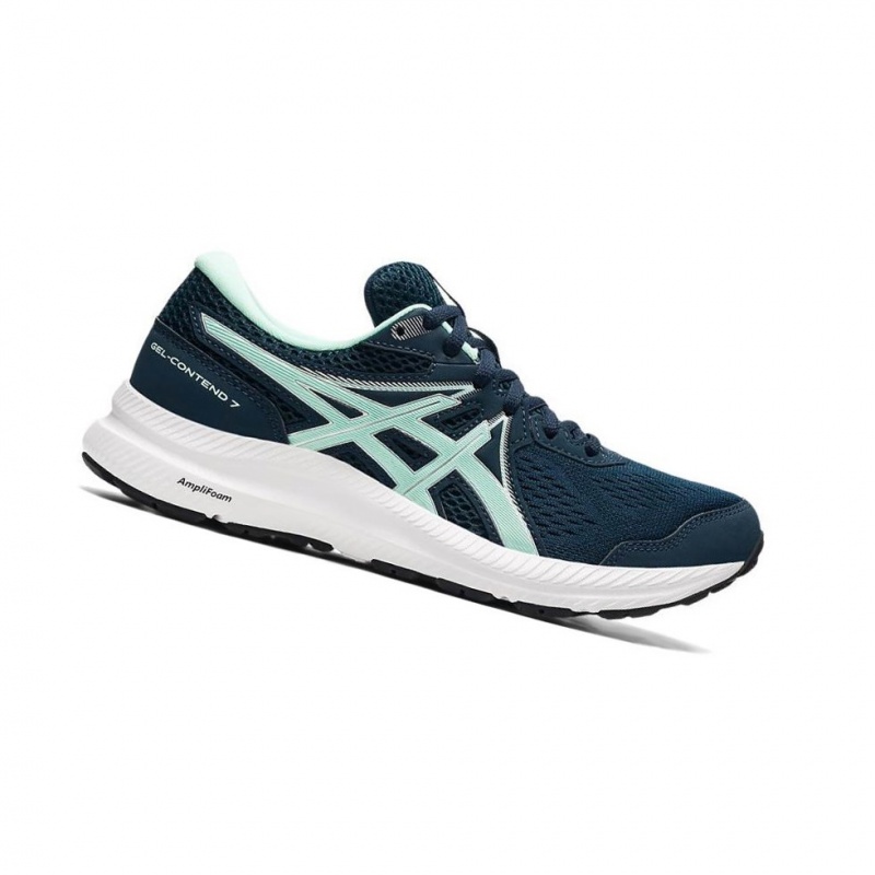 Dámské Běžecké Boty Asics GEL-CONTEND 7 Tmavě Blankyt | 5079-TCHYL