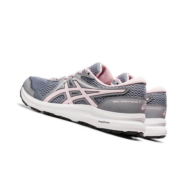 Dámské Běžecké Boty Asics GEL-CONTEND 7 Šedé | 4562-HZSGF