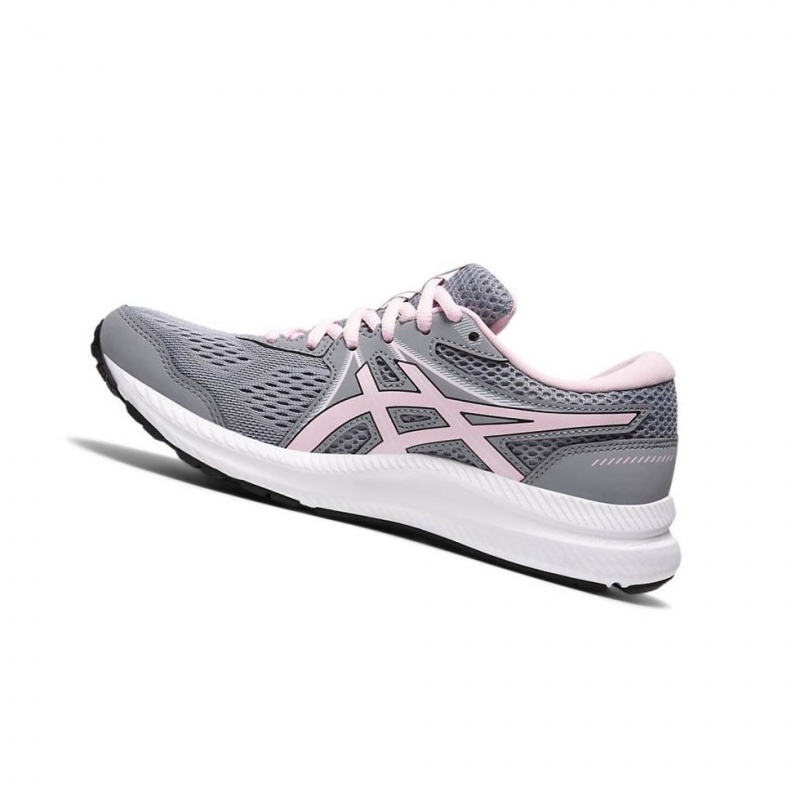 Dámské Běžecké Boty Asics GEL-CONTEND 7 Šedé | 4562-HZSGF