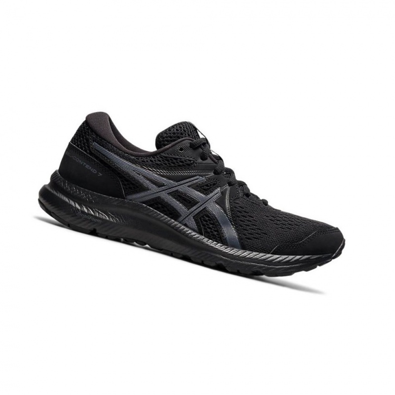 Dámské Běžecké Boty Asics GEL-CONTEND 7 Černé | 8734-IWFKB