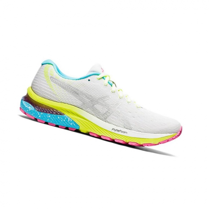 Dámské Běžecké Boty Asics GEL-CUMULUS 22 LITE-SHOW Bílé | 1802-FUEHQ