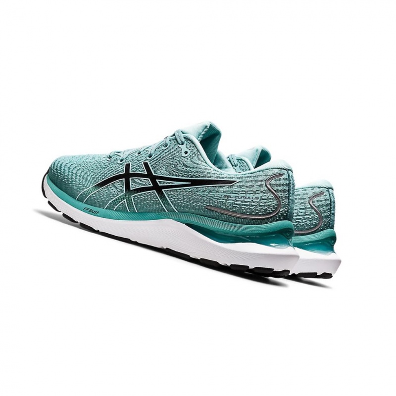 Dámské Běžecké Boty Asics GEL-CUMULUS 24 (D) Zelene Černé | 8134-QGASY