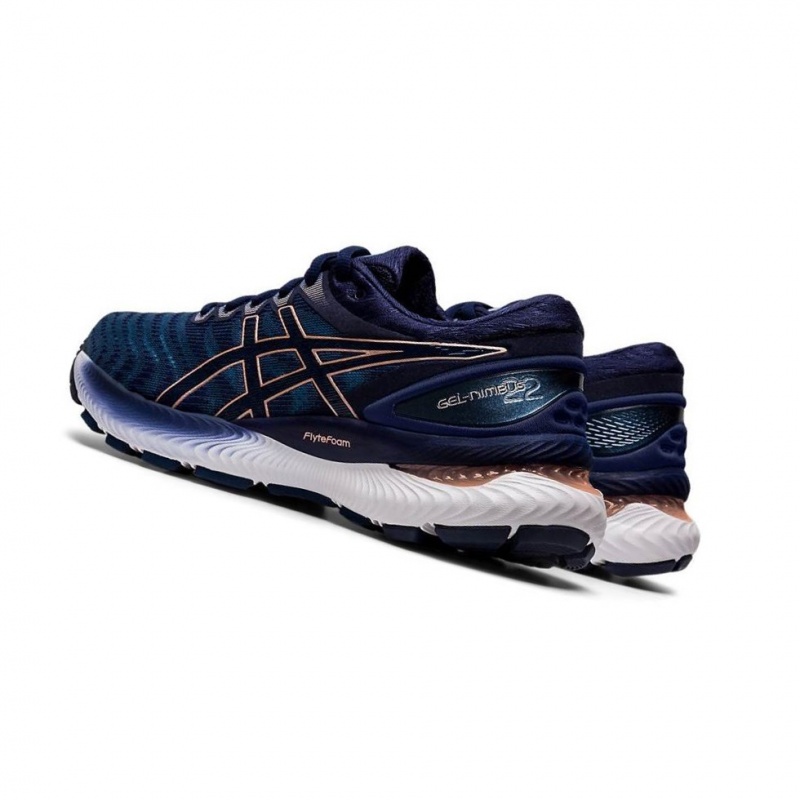 Dámské Běžecké Boty Asics GEL-NIMBUS 22 Tmavě Blankyt | 1742-DJZBH