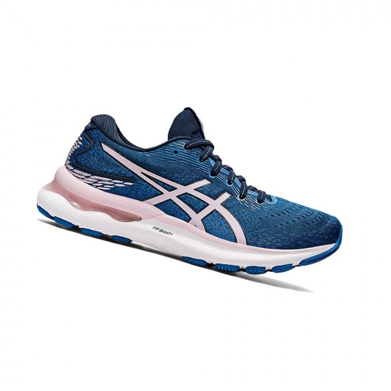 Dámské Běžecké Boty Asics GEL-NIMBUS 24 (D) Blankyt Růžové | 5687-UOPGE