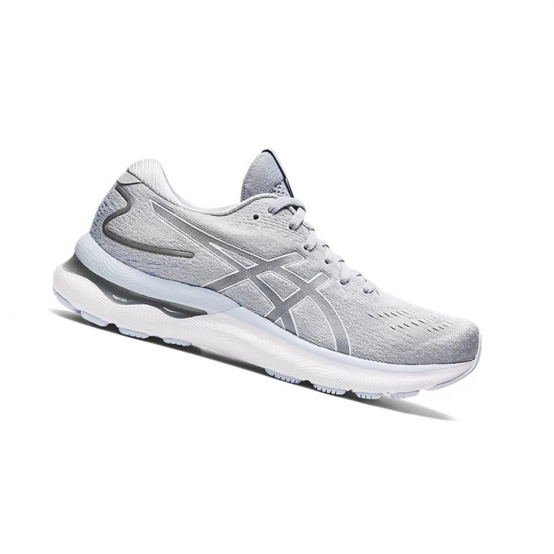 Dámské Běžecké Boty Asics GEL-NIMBUS 24 (D) Šedé Bílé | 9203-HBUTI