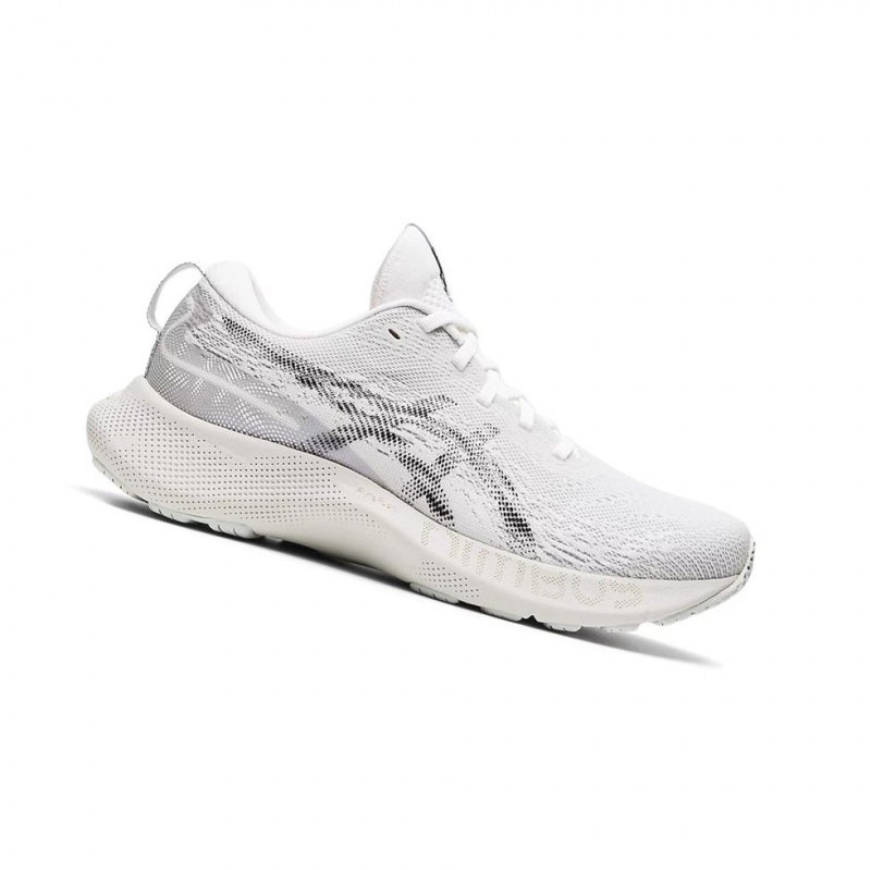 Dámské Běžecké Boty Asics GEL-NIMBUS LITE 3 Bílé Černé | 6703-QFOIS