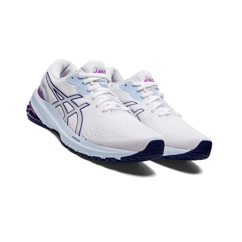 Dámské Běžecké Boty Asics GT-1000 11 Bílé Blankyt | 6351-RMBTA