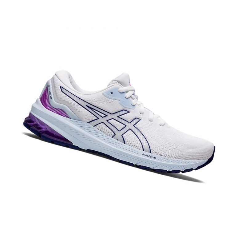 Dámské Běžecké Boty Asics GT-1000 11 Bílé Blankyt | 6351-RMBTA