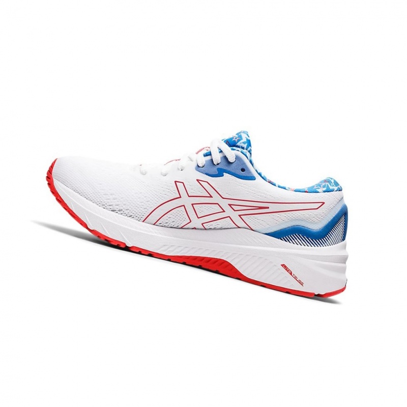 Dámské Běžecké Boty Asics GT-1000 11 STANDARD RET Bílé Červené | 1097-PMSFA