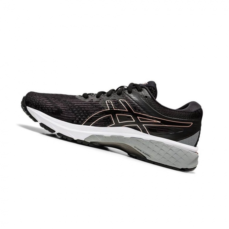 Dámské Běžecké Boty Asics GT-2000 8 Široké Černé | 1032-LWRJG