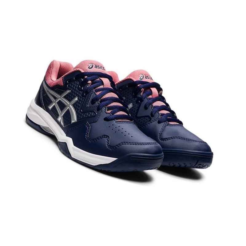 Dámské Tenisové Boty Asics GEL-DEDICATE 7 Stříbrné | 5430-QIJXZ