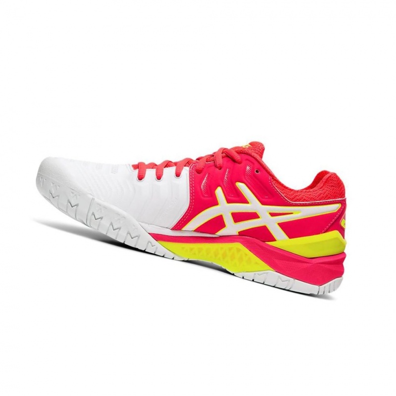 Dámské Tenisové Boty Asics GEL-RESOLUTION 7 Bílé | 8365-IWHCG