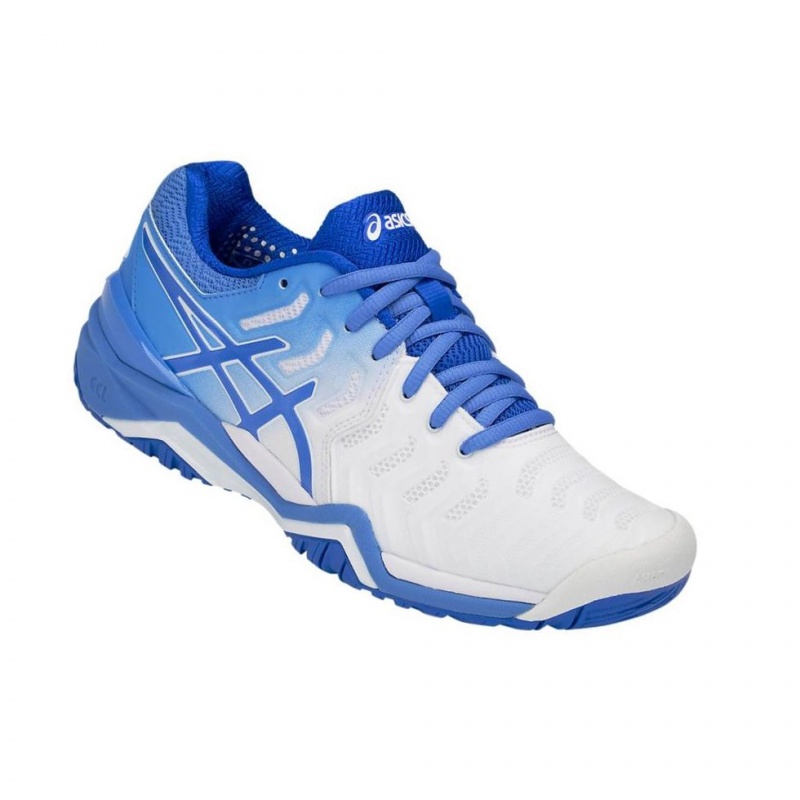 Dámské Tenisové Boty Asics GEL-RESOLUTION 7 Bílé | 3762-STOUW