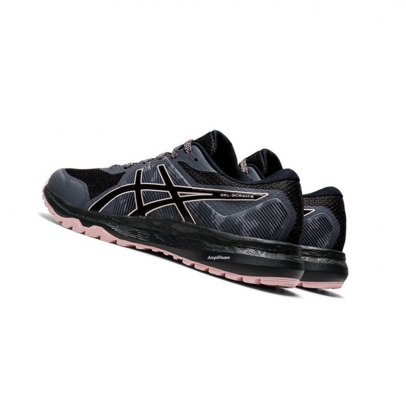 Dámské Trailové Běžecké Boty Asics GEL-SCRAM 6 Černé | 0914-YESXP