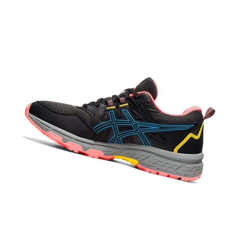 Dámské Trailové Běžecké Boty Asics GEL-VENTURE 8 Černé | 3761-VMZTH