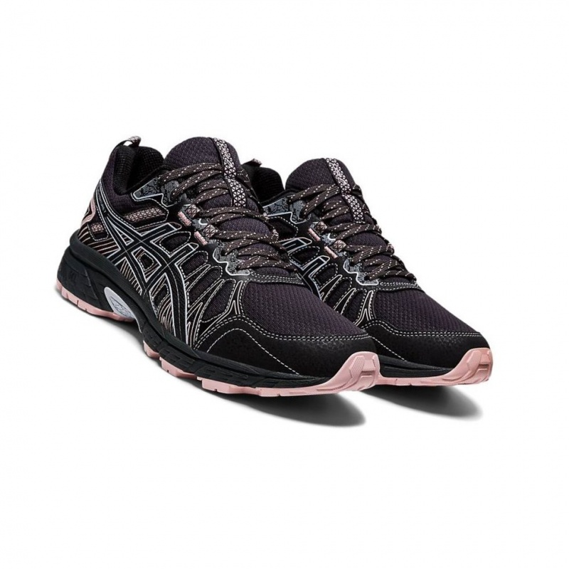 Dámské Trailové Běžecké Boty Asics GEL-VENTURE 7 Černé | 9561-AIRLZ