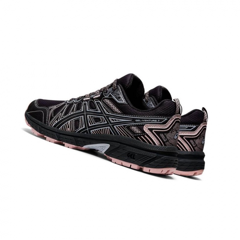 Dámské Trailové Běžecké Boty Asics GEL-VENTURE 7 Černé | 9561-AIRLZ