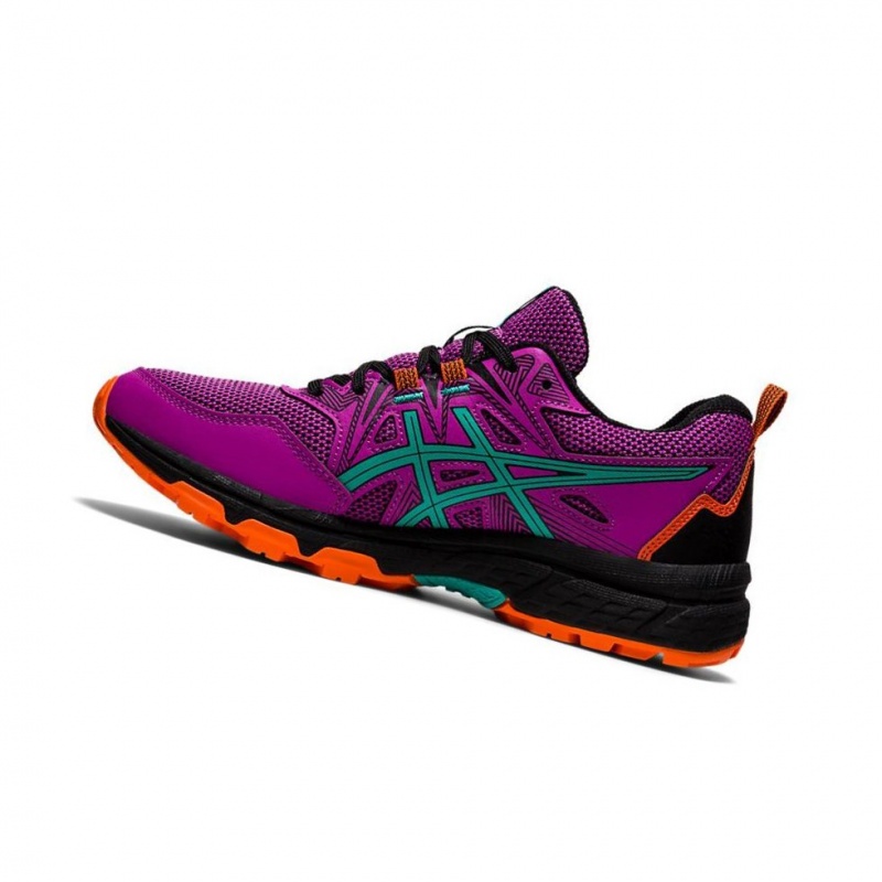 Dámské Trailové Běžecké Boty Asics GEL-VENTURE 8 Fialové | 9073-SBUYL