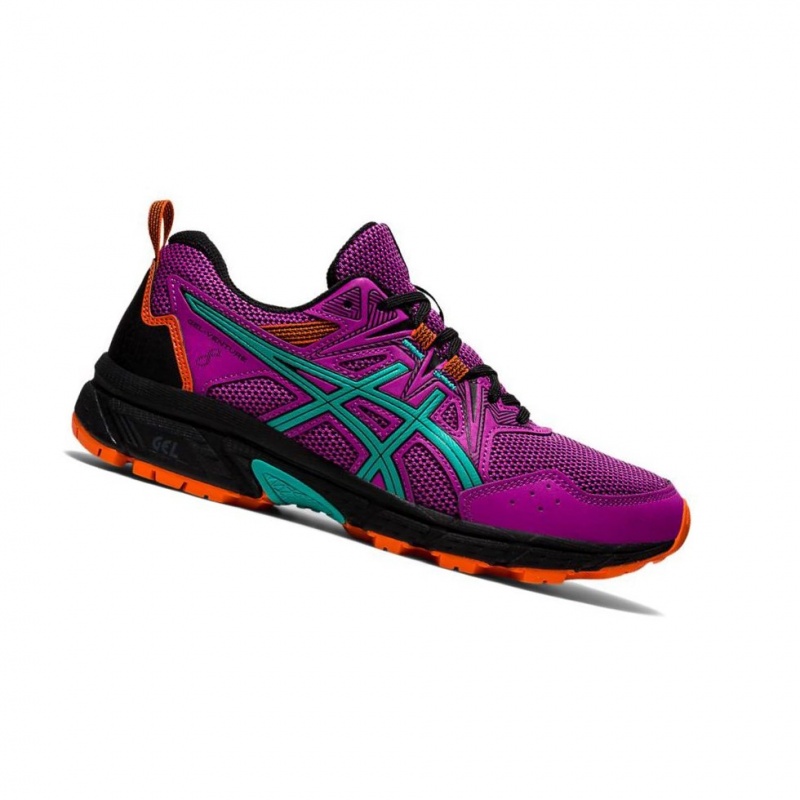 Dámské Trailové Běžecké Boty Asics GEL-VENTURE 8 Fialové | 9073-SBUYL