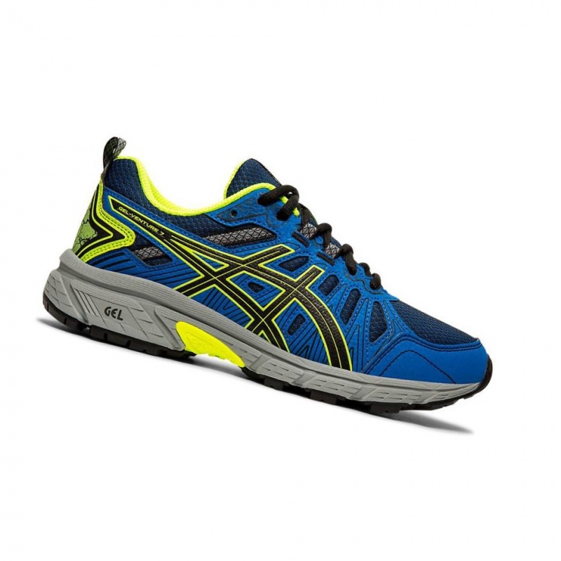 Dětské Běžecké Boty Asics GEL-VENTURE 7 GS Černé | 7163-HPZRO