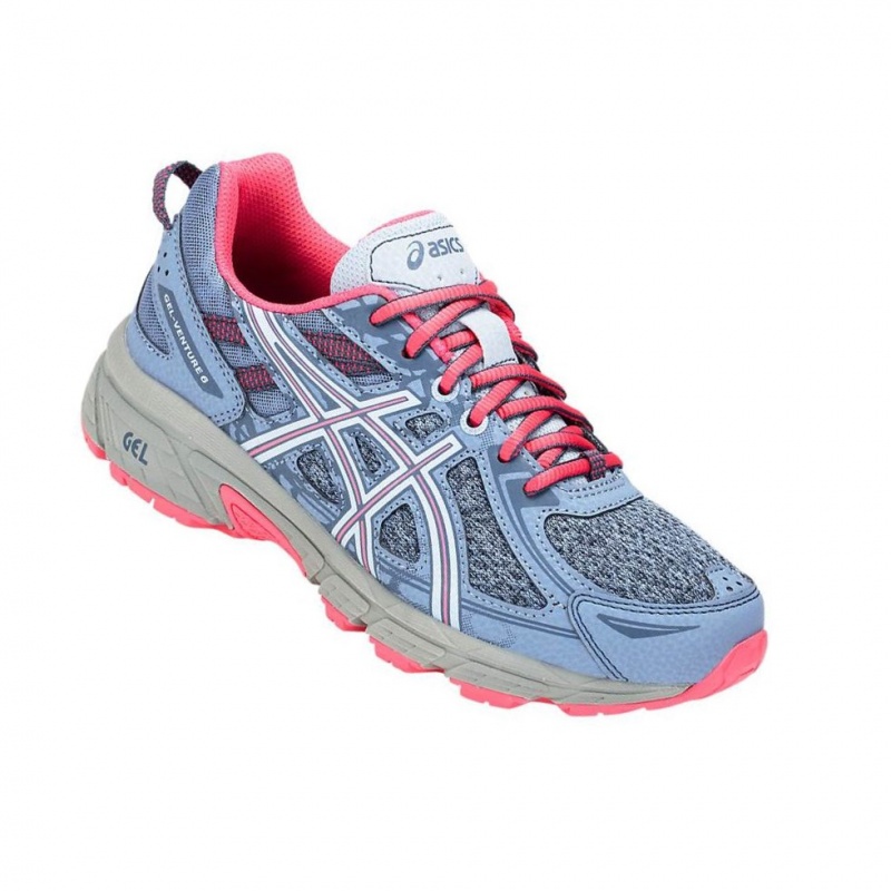 Dětské Běžecké Boty Asics GEL-Venture 6 GS Světle Blankyt | 4871-HUPDF