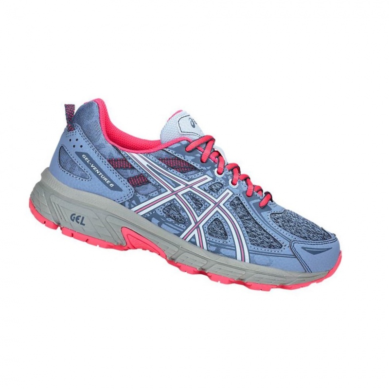 Dětské Běžecké Boty Asics GEL-Venture 6 GS Světle Blankyt | 4871-HUPDF